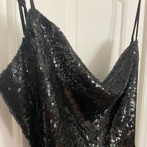 Black Sequin Dress (NWOT)